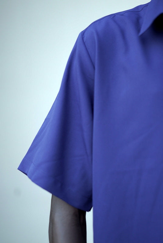 Electric Trace Relaxed Fit Shirt – Blue