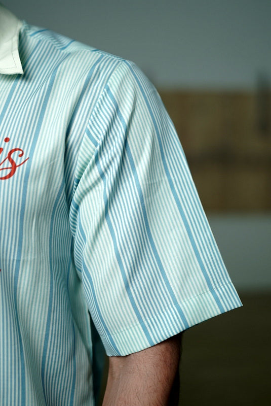 Everyday Is Temporary Striped Buttoned Shirt