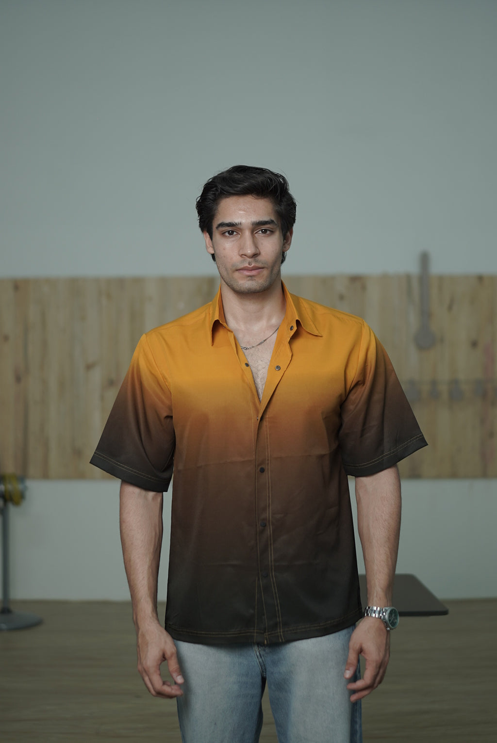 Men’s Ombre Sunset Shirt